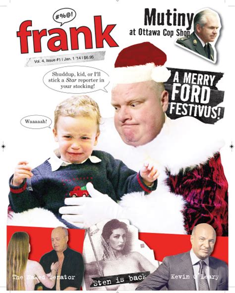 Covers Of Frank Magazine Volume 4 Frank Magazine Ottawa