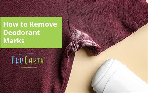 How To Remove White Deodorant Marks And Crunchy Build Up From Clothing