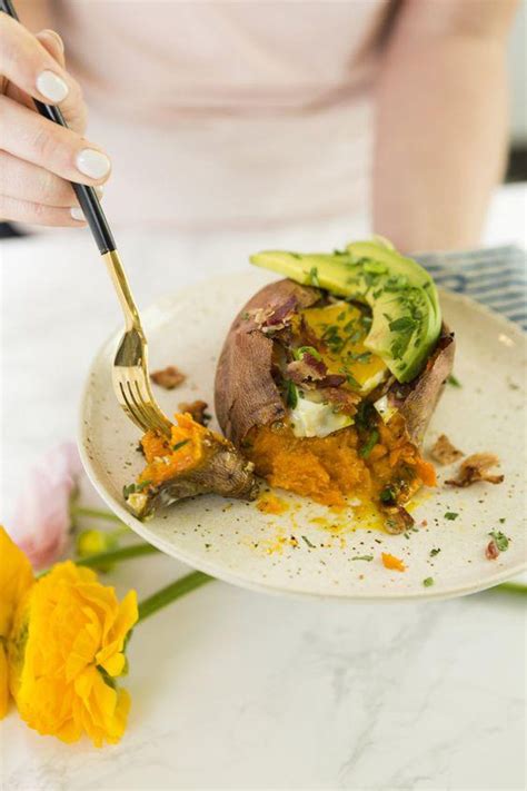 This Sweet Potato Egg Boat Recipe Will Fuel You All Dang Day Well Almost Brit Co