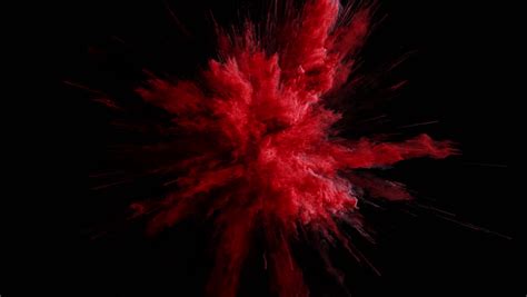 Splash Red Paint Fluidliquid And Inkblood And Plasma Stock Footage Video