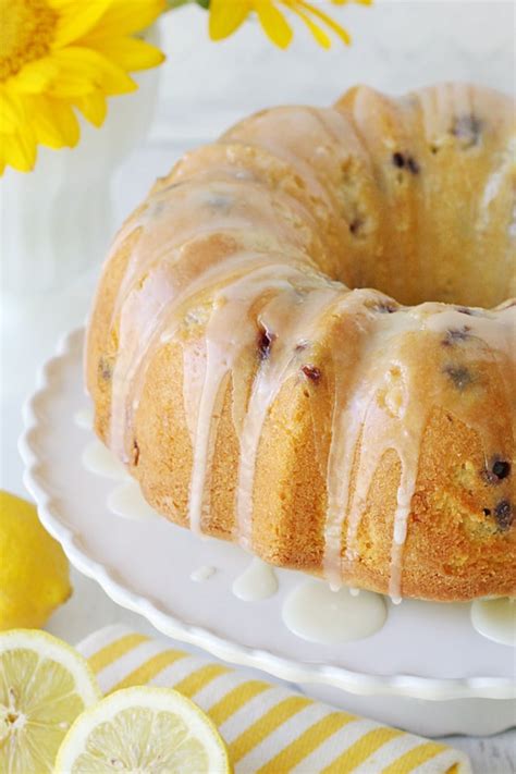 Lemon Blueberry Bundt Cake Glorious Treats