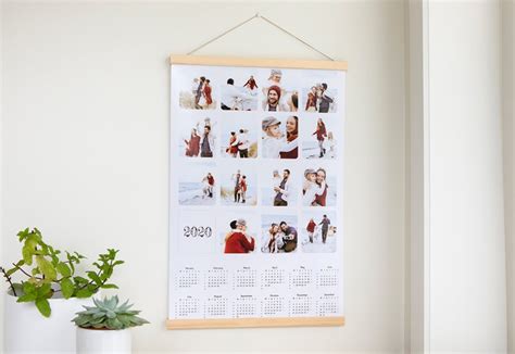 Hang You Poster Calendar With A Magnetic Poster Frame Hanger