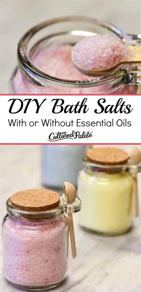 Learn How To Make Bath Salts Using This Diy Bath Salts Recipe Make