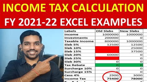 This calculation is generated on the basis of the information provided and is for assistance only. How To Calculate Income Tax FY 2021-22 | New Tax Slabs ...