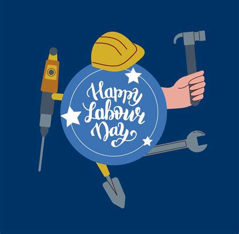 Happy Labour Day Poster Design Template Vector Illustration 21948834
