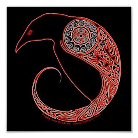 4 tygodnie celtic deities celtic goddess tuatha de danann celtic art goddess tattoo celtic raven irish. The Morrigan Raven Celtic Posters | Zazzle.com | Celtic tattoos, Viking art, Celtic raven