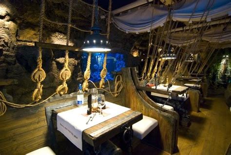 They have collected a list of. Korsaar Restaurant, Estonia - good looking nautical "pirate" style restaurant interior decor ...