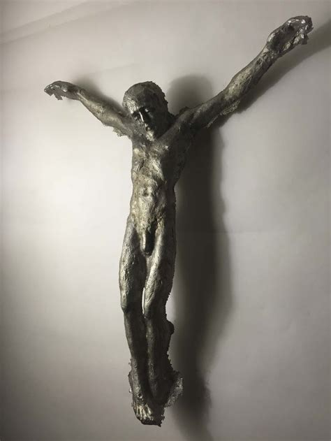 Melanie Cooper Pennington Sculpture Phallus Crucifixion Of Jesus Sculpture Crucifixion
