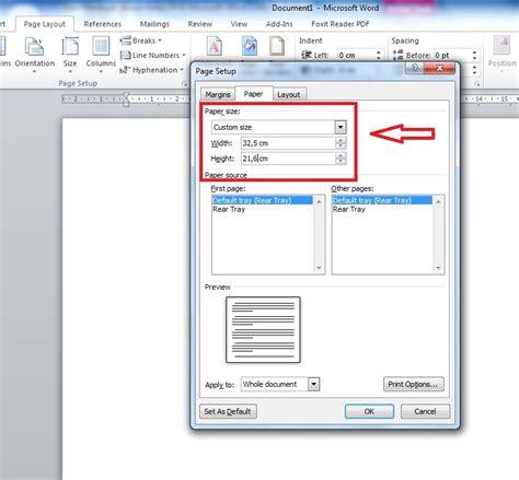 Berisi file (email yang telah anda kirim) d. cara membuat ukuran kertas f4 di ms.word 2007 dan 2010 ...