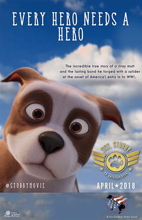 An american hero is based on the true life and times of history's most decorated dog. Sgt. Stubby An American Hero movie review - Movie Review Mom