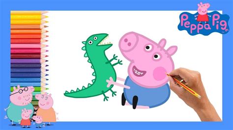 How To Draw George Pig Easy Drawings Dibujos Faciles Dessins