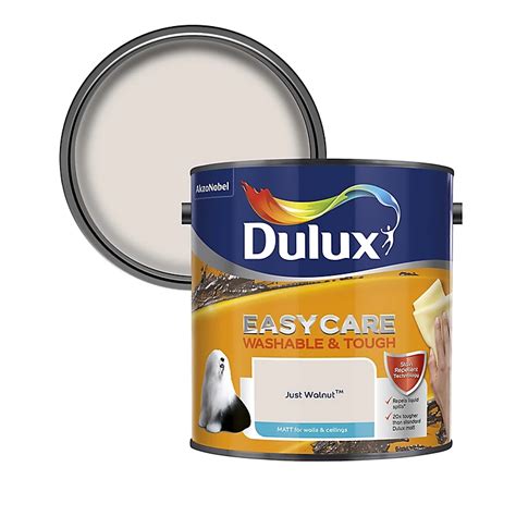 Dulux Easycare Just Walnut Matt Emulsion Paint 25l Tradepoint