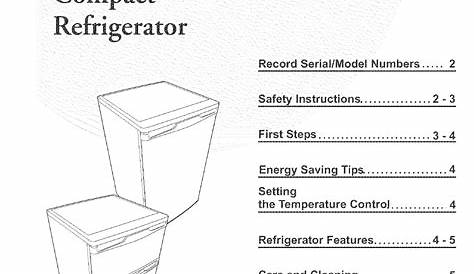 Frigidaire Refrigerator Refrigerator User Guide | ManualsOnline.com