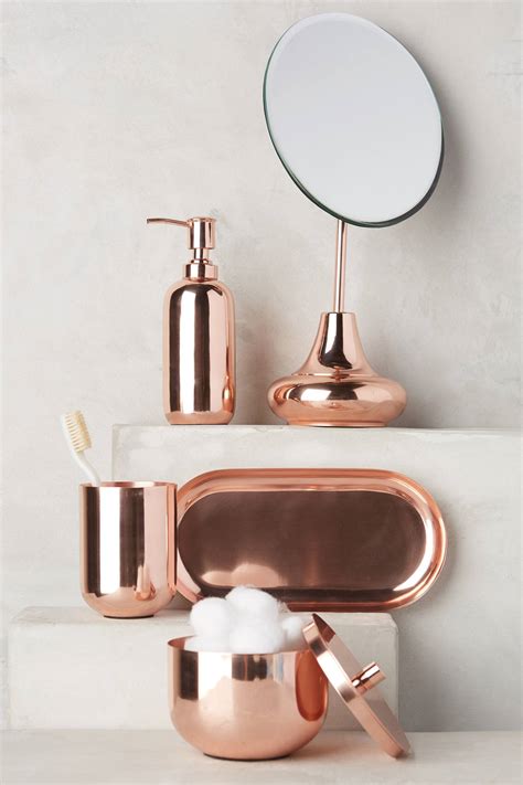 Update your bath with new shelves, organizers, accessories and more. The Warm Glow of Copper Decor