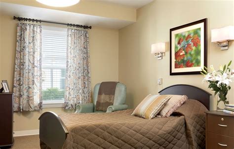 Avoid making each room feel like a distinct space. Rolling Green Village resident room | Assisted living ...