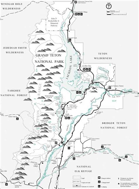 Map Of Grand Teton National Park Maps For You