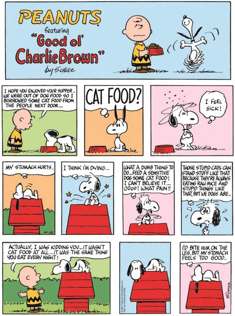 Classic Peanuts 101214 Originally Appeared 101567 Snoopy