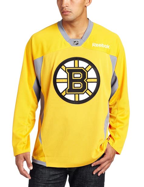 Nhl Boston Bruins Practice Jersey Gold Xx Large Clothing