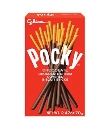 Glico Pocky Biscuit Sticks Chocolate Creamed Coated 70g