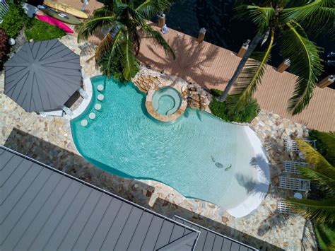 Zero Entry Pool Fort Lauderdale Fl Pool Contractor Ikes Carter Pool