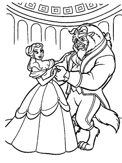 Deze film werd geregisseerd door gary trousdale en kirk wise. Belle En Het Beest Kleurplaat Disney Kleurplaat ...