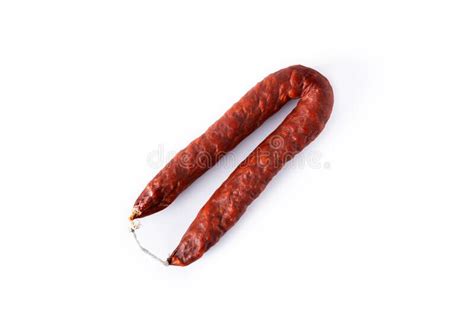 Spanish Chorizo Sausage Stock Image Image Of Slice 218682497