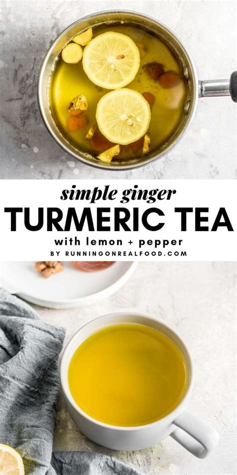 How To Make Ginger Turmeric Tea Running On Real Food