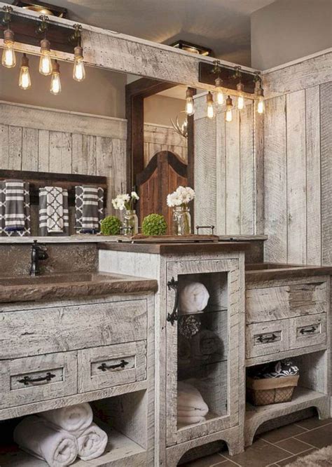 35 rustic bathroom vanity ideas to inspire your next renovation rustic bathrooms rustic
