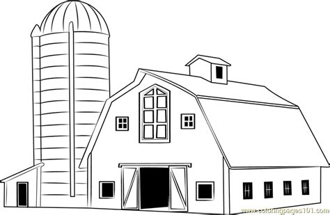 All respected companies mentioned are not affiliated with or property of the coloring barn. Traditional Wood Barn Coloring Page - Free Barn Coloring ...