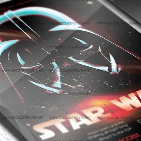 Star Wars Premium A5 Flyer Template Exclsiveflyer Free And