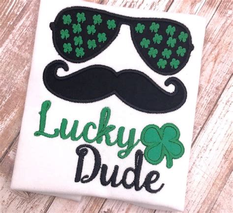 Lucky Dude 5x7 Appliqué Designs Machine Embroidery Designs