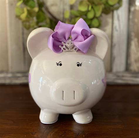 Extra Large Personalized Butterfly Piggy Bank Piggy Banks For Etsy