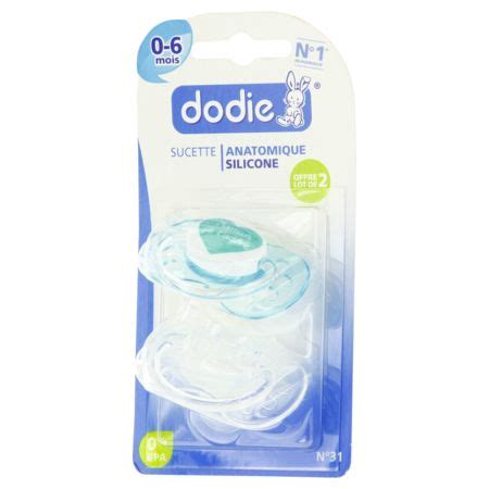 Dodie sucette anatomique silicone 1age, x 2 | Pharmacie ...