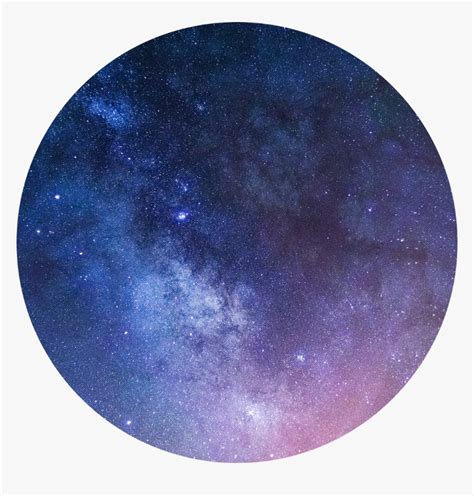 Galaxy Aesthetic Space Circle Background Purple Hd Png Download