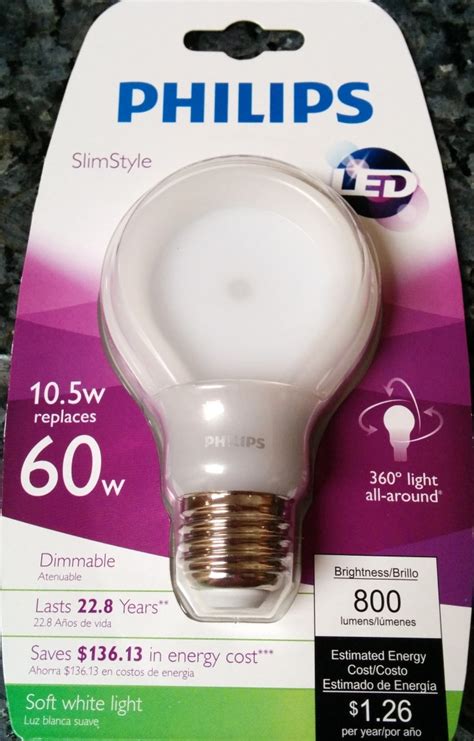 Philips 60w Led Bulb Teds Energy Tips