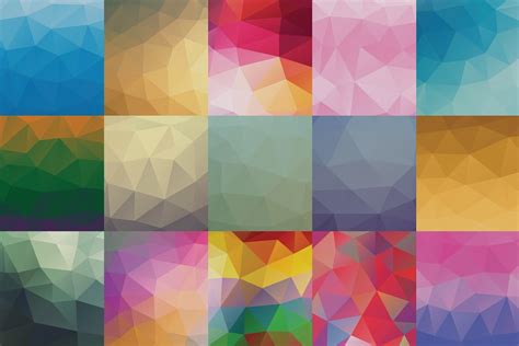 30 Geometric Backgrounds Custom Designed Graphic Patterns ~ Creative