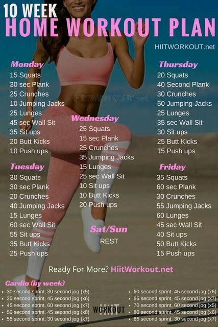 To get started making the best workout for you, use the workout plan wizard. how to weight loss fast: 10 Week He Workout Plan