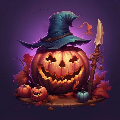 Premium Ai Image Jack O Lantern Halloween Pumpkin