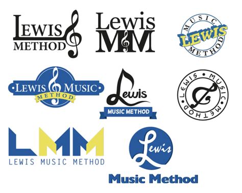 Lewis Music Academy Logo design by Bryan Kelly at Coroflot.com