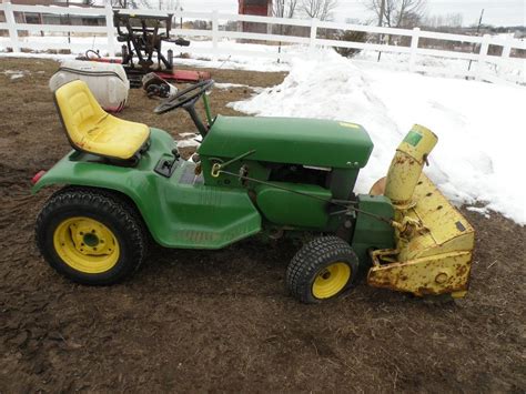 John Deere 110 Wblower2 Tillersmower Deck Sn 225602m