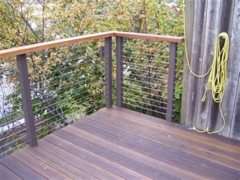 Please have a look at our railblazers line of aluminum railing if your deck height is over 600mm. Horizontal railing - does it meet code in BC?
