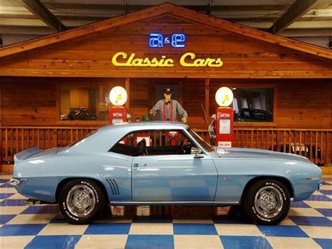 1969 Chevrolet Camaro Glacier Blue Classic Chevrolet Camaro 1969 For