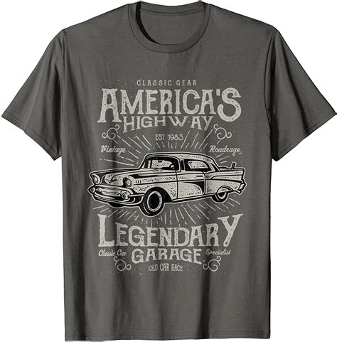 Ford escort, cortina, capri, vw camper van, austin mini, metro, peugeot 205, general lee dukes of hazzard etc. Amazon.com: Classic Car T-Shirts - Awesome Old Vintage ...