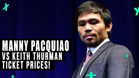 Click on get tickets alert to get notified via email before tickets go on sale. Manny Pacquiao vs Keith Thurman ticket prices | Tickets on ...