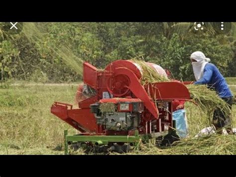 TRESSER Palay Harvesting Time YouTube