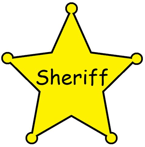 Sheriff Badge Clip Art Clipart Best