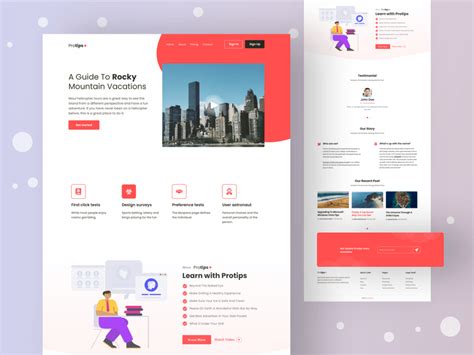 Check spelling or type a new query. Protips Landing Page Sketch freebie - Download free ...