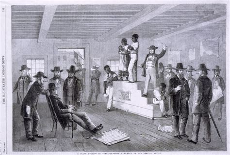 A Slave Auction In Virginia Nypl Digital Collections