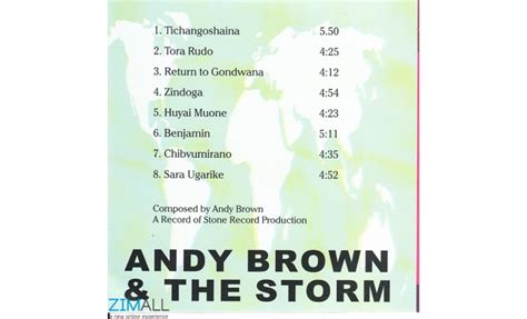 Andy Brown Gondwanaland Music World Zimall Zimbabwes Online