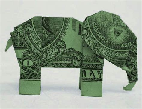 The Elephant Of The Dollar Origamiartus